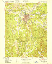 1950 Map of Grass Valley, CA — High-Res | Pastmaps